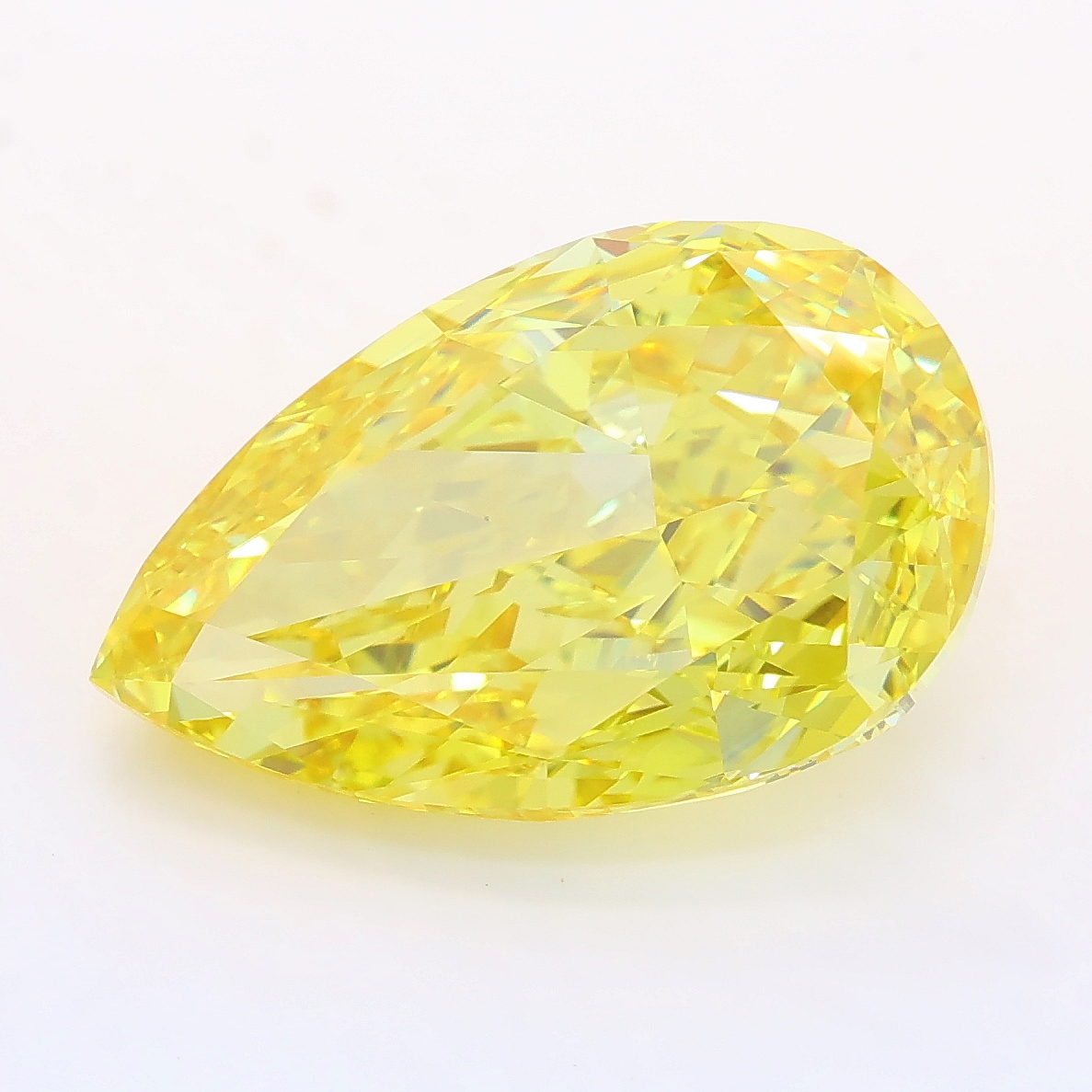 7.03ct Pear lab grown diamond