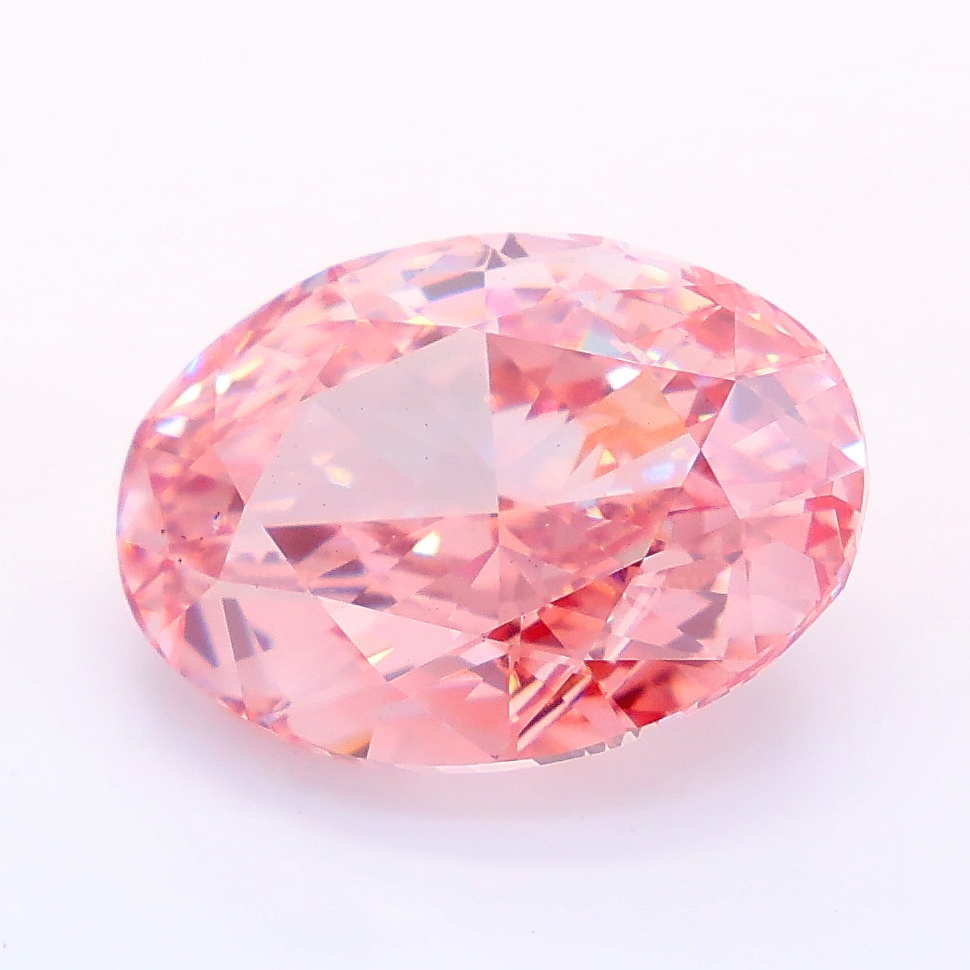 6.66ct Oval lab grown diamond