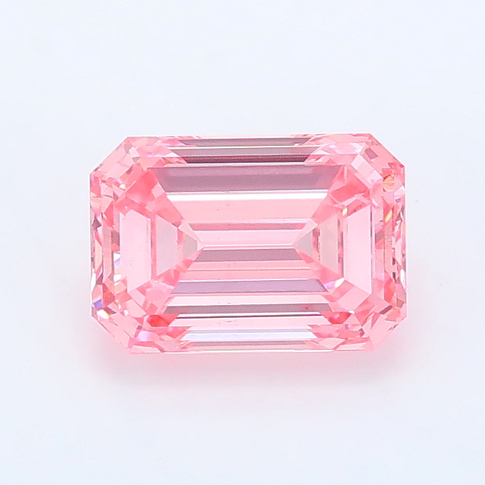 1.01ct Emerald lab grown diamond