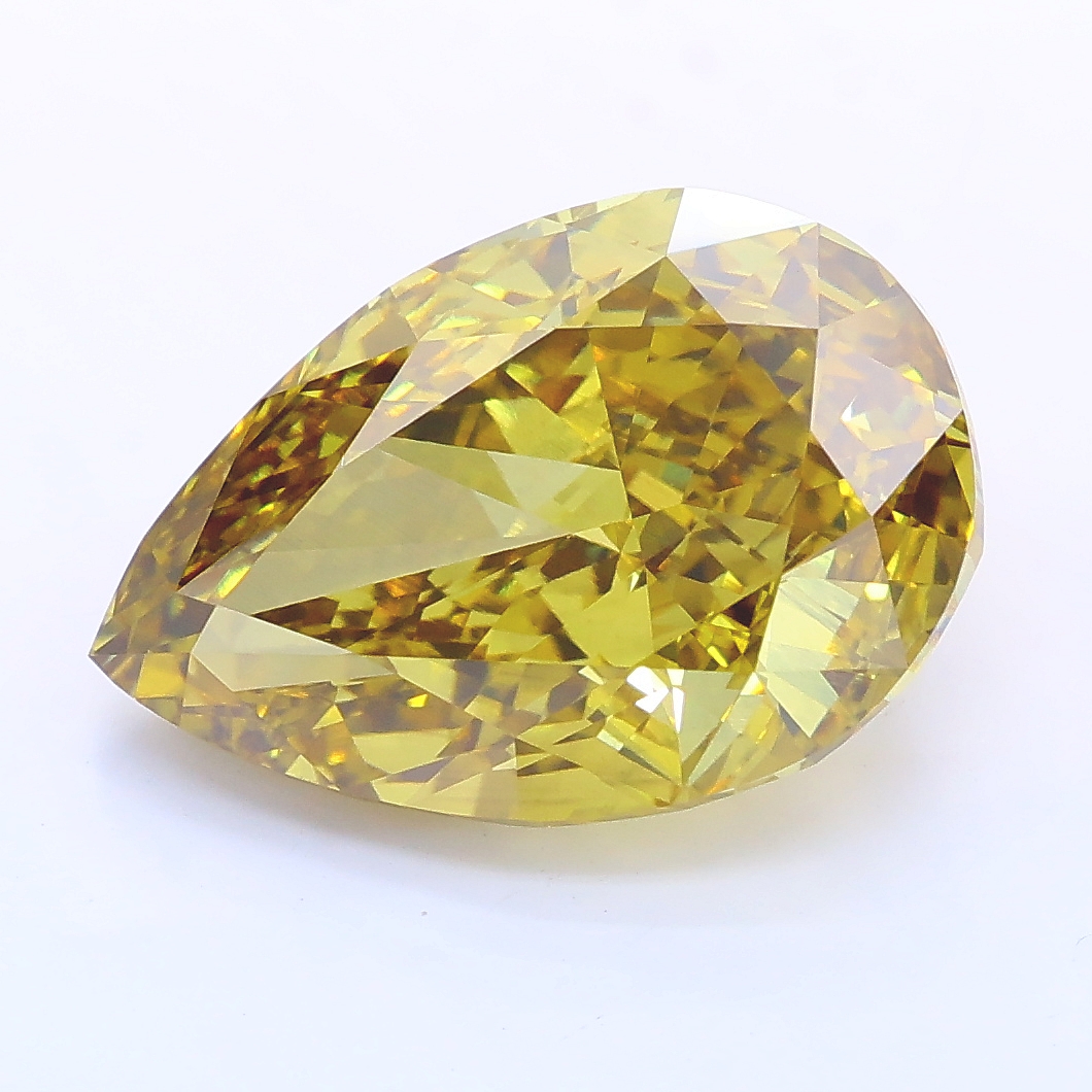 5.58ct Pear lab grown diamond