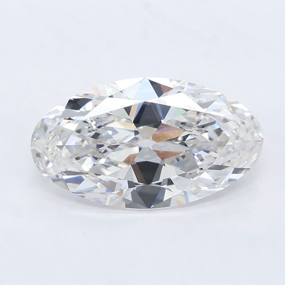 3.51ct Moval cut lab grown diamond