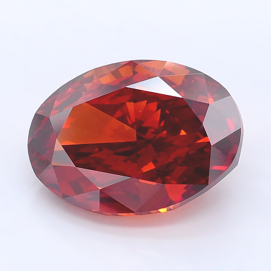 5.51ct Oval lab grown diamond