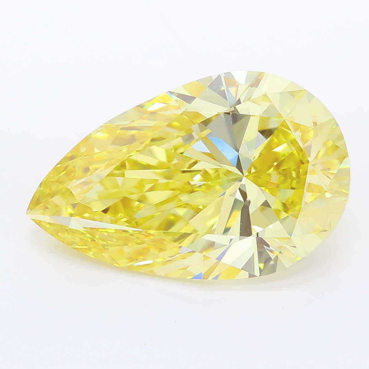 6.92ct Pear lab grown diamond