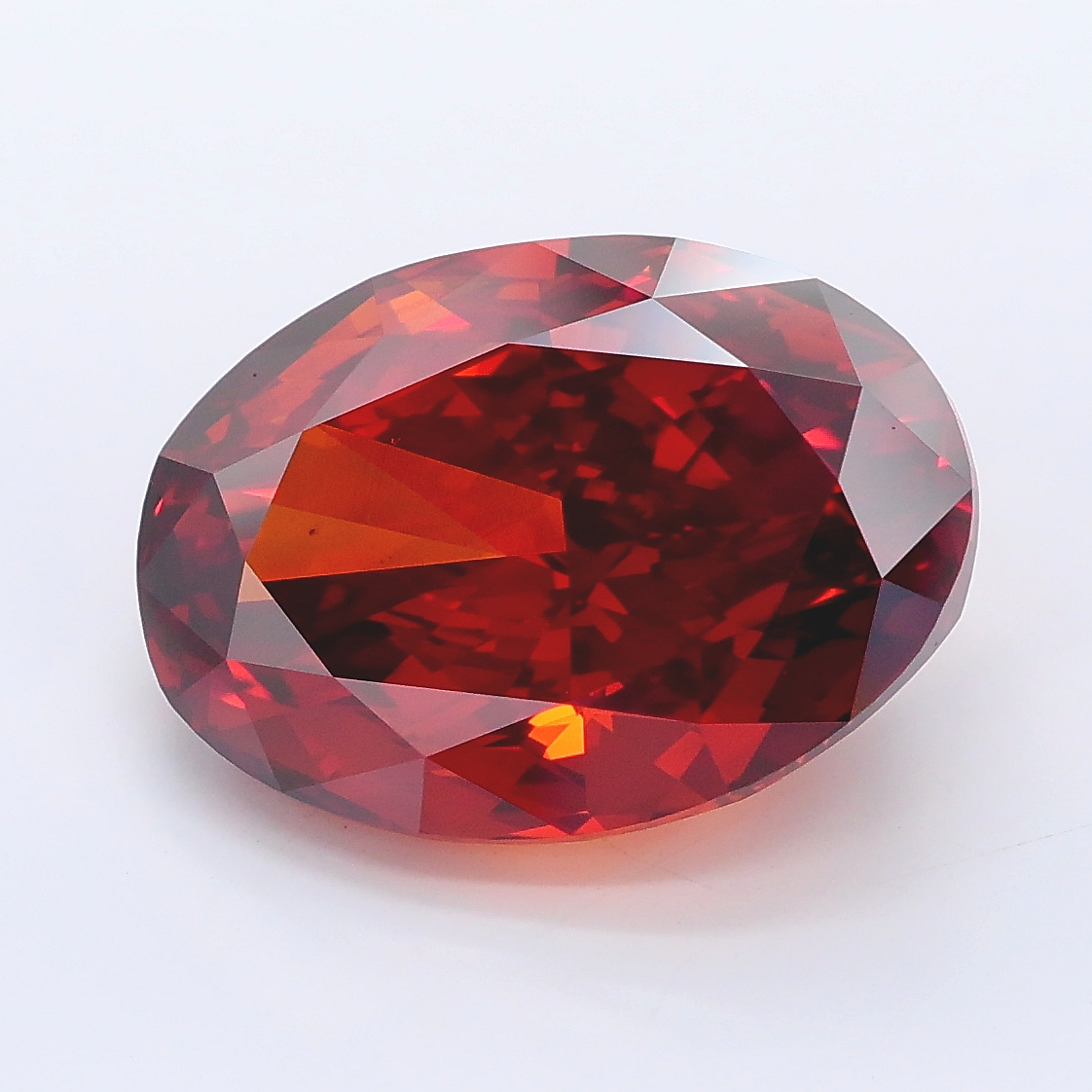 6.80ct Oval lab grown diamond