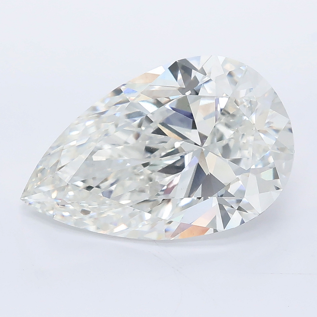5.05ct Pear lab grown diamond