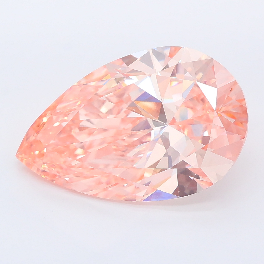 6.10ct Pear lab grown diamond