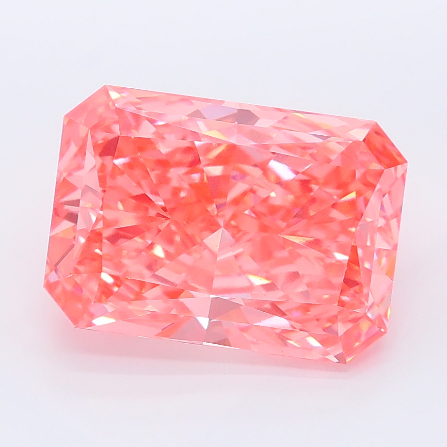 4.19ct Radiant lab grown diamond