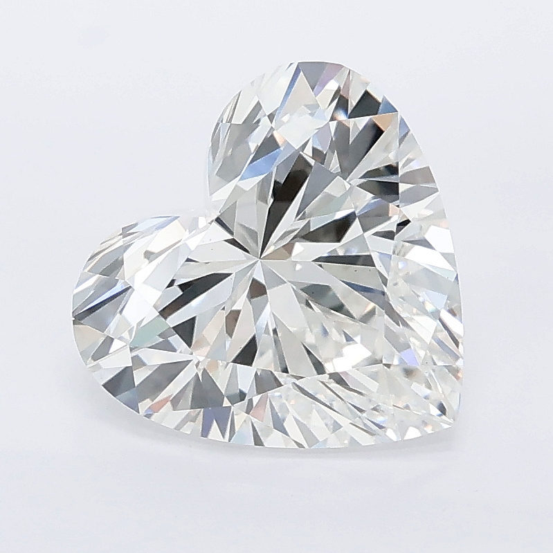 2.57ct Heart lab grown diamond