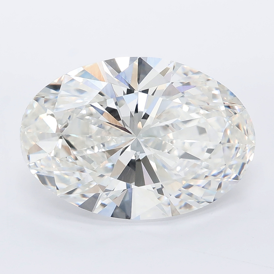 6.57ct Oval lab grown diamond