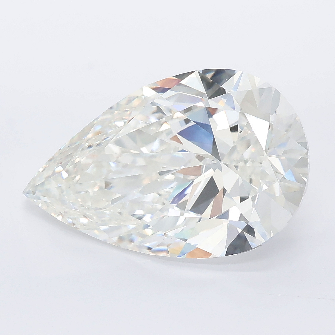 6.05ct Pear lab grown diamond