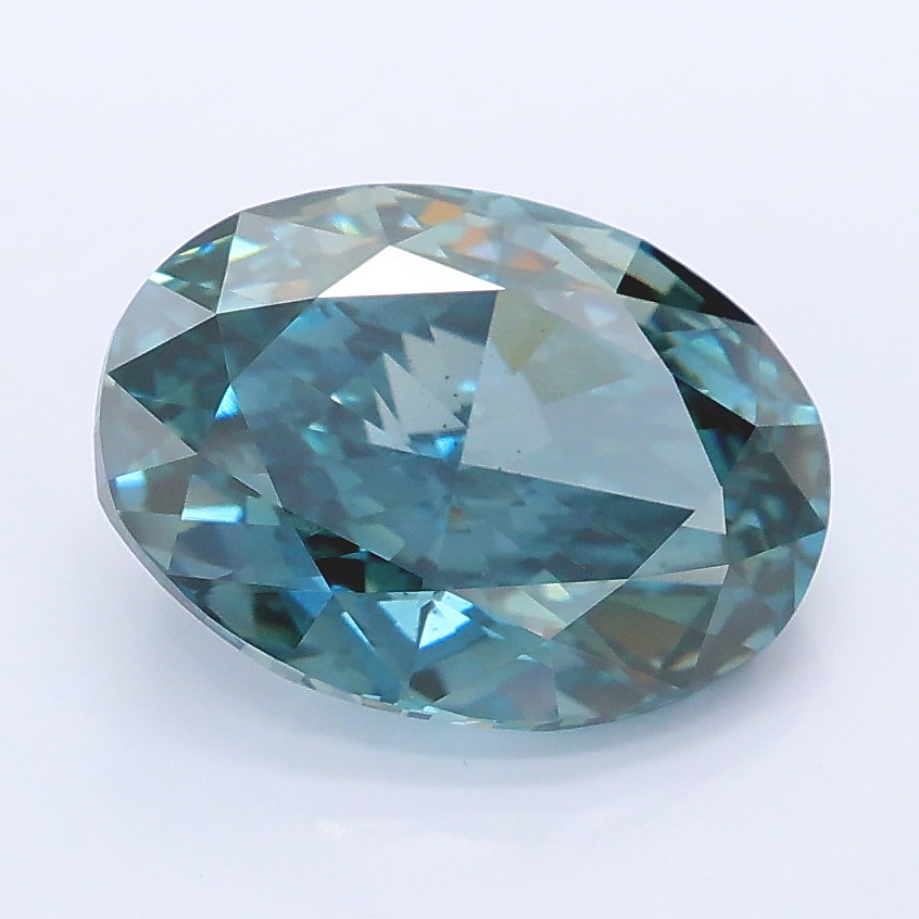 3.27ct Oval lab grown diamond
