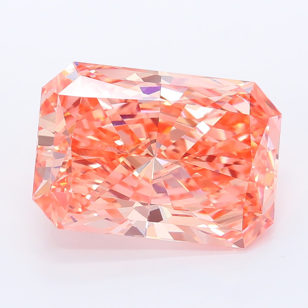 6.05ct Radiant lab grown diamond