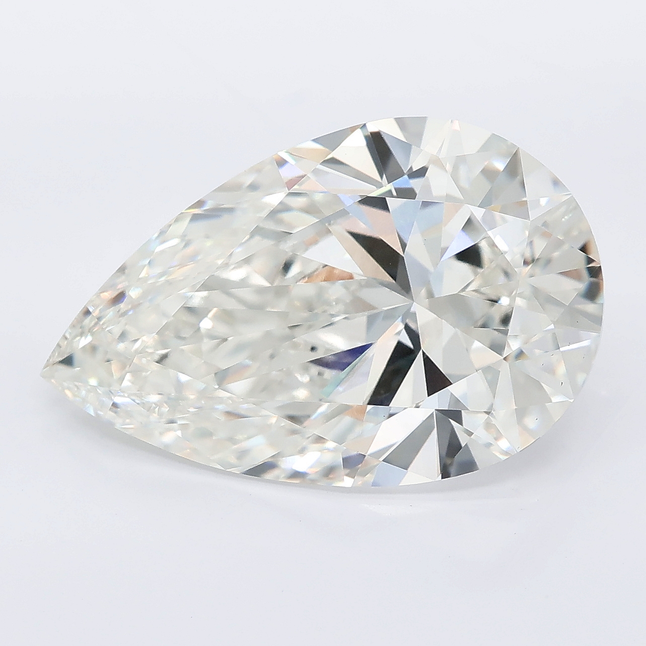 8.06ct Pear lab grown diamond
