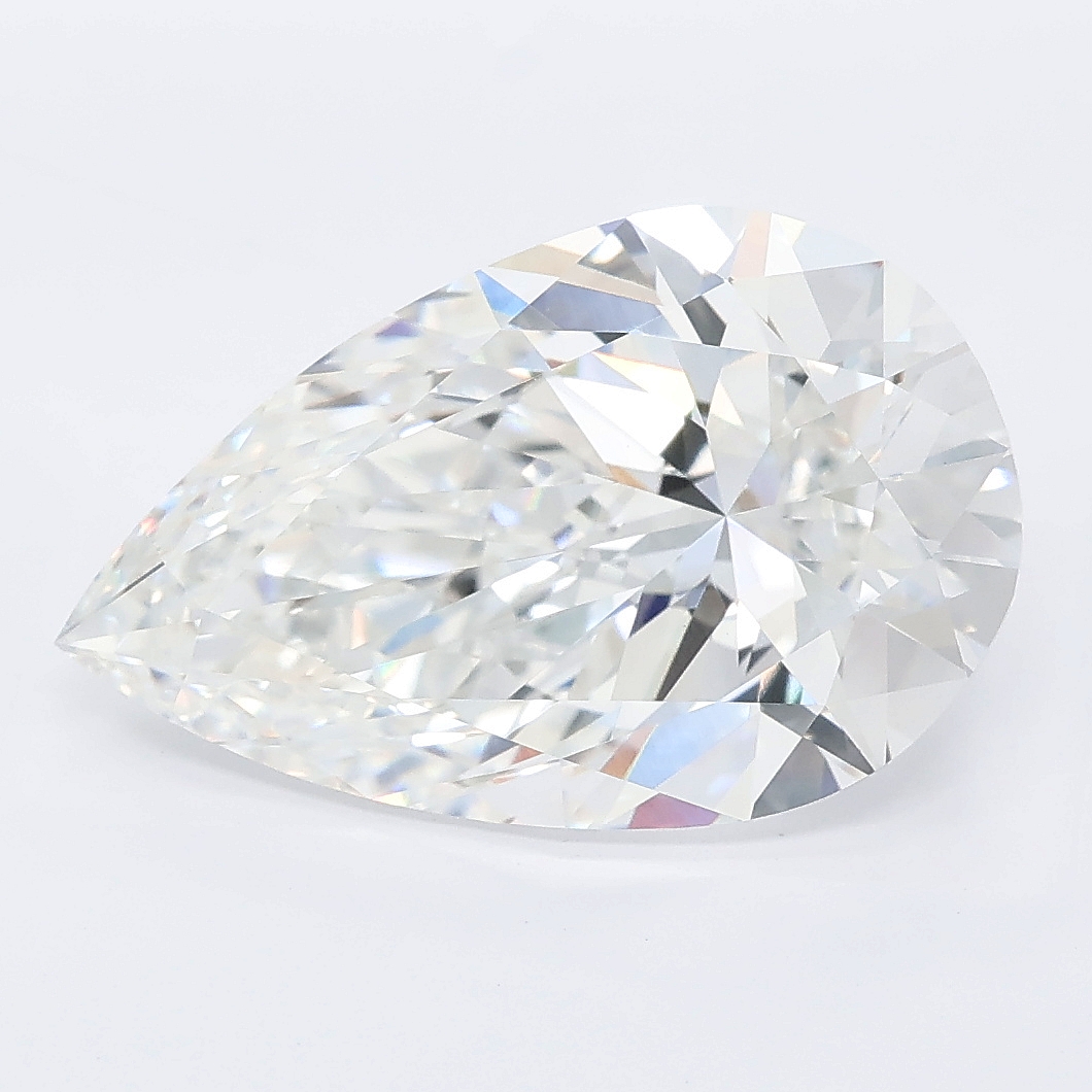 5.10ct Pear lab grown diamond