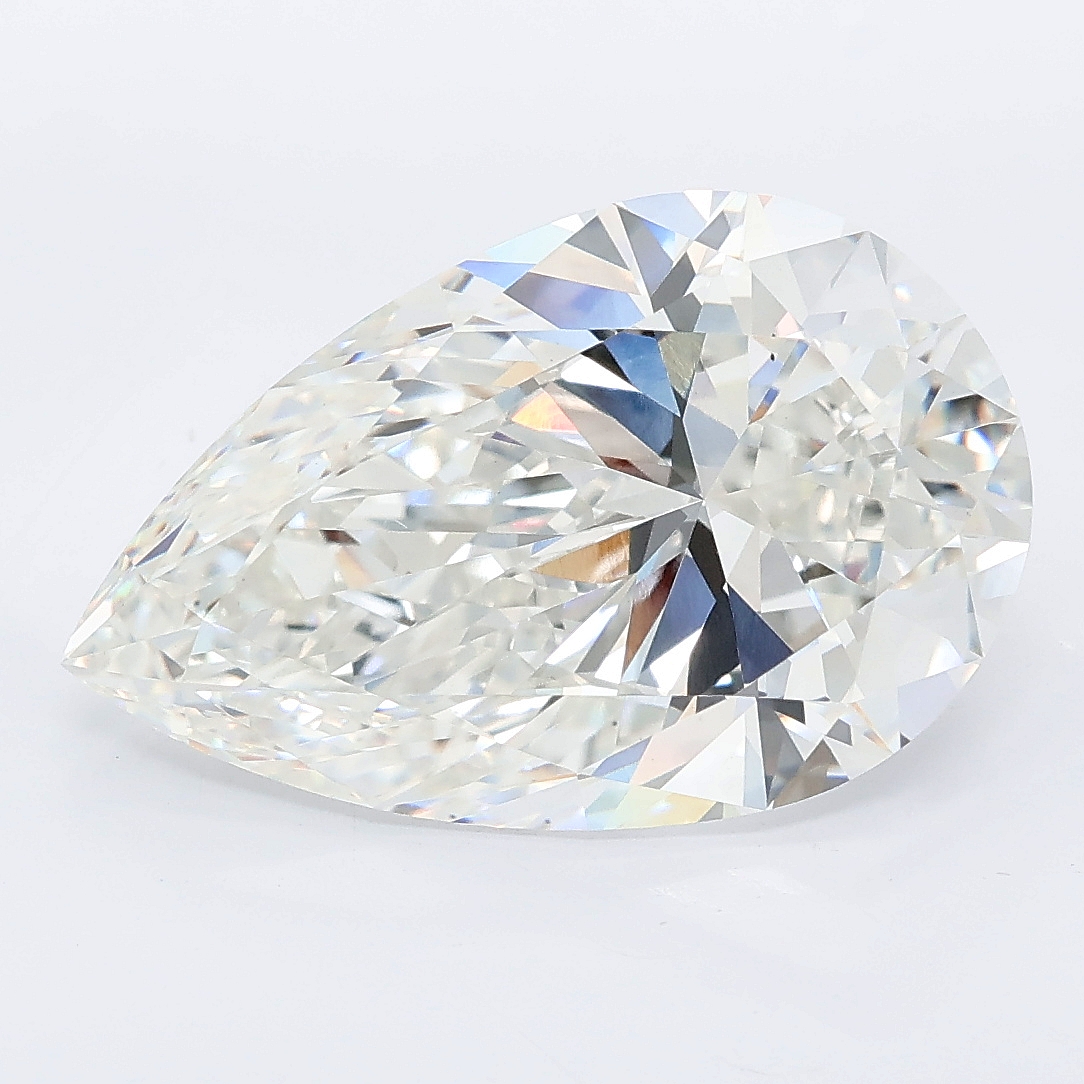 6.27ct Pear lab grown diamond