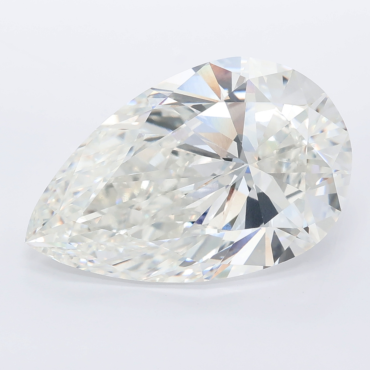 10.08ct Pear lab grown diamond