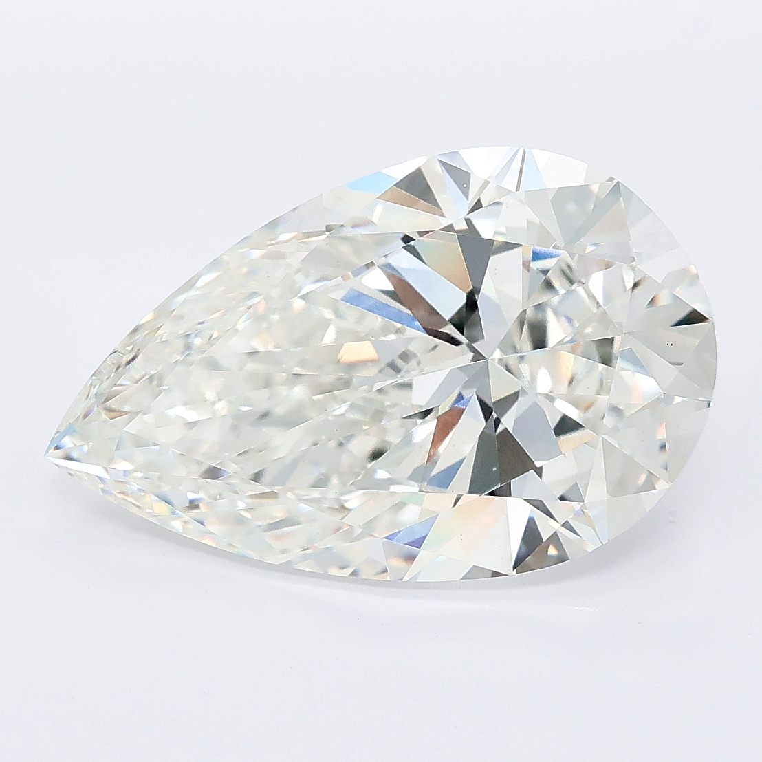 6.07ct Pear lab grown diamond