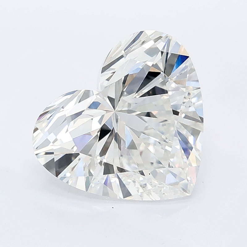 2.58ct Heart lab grown diamond