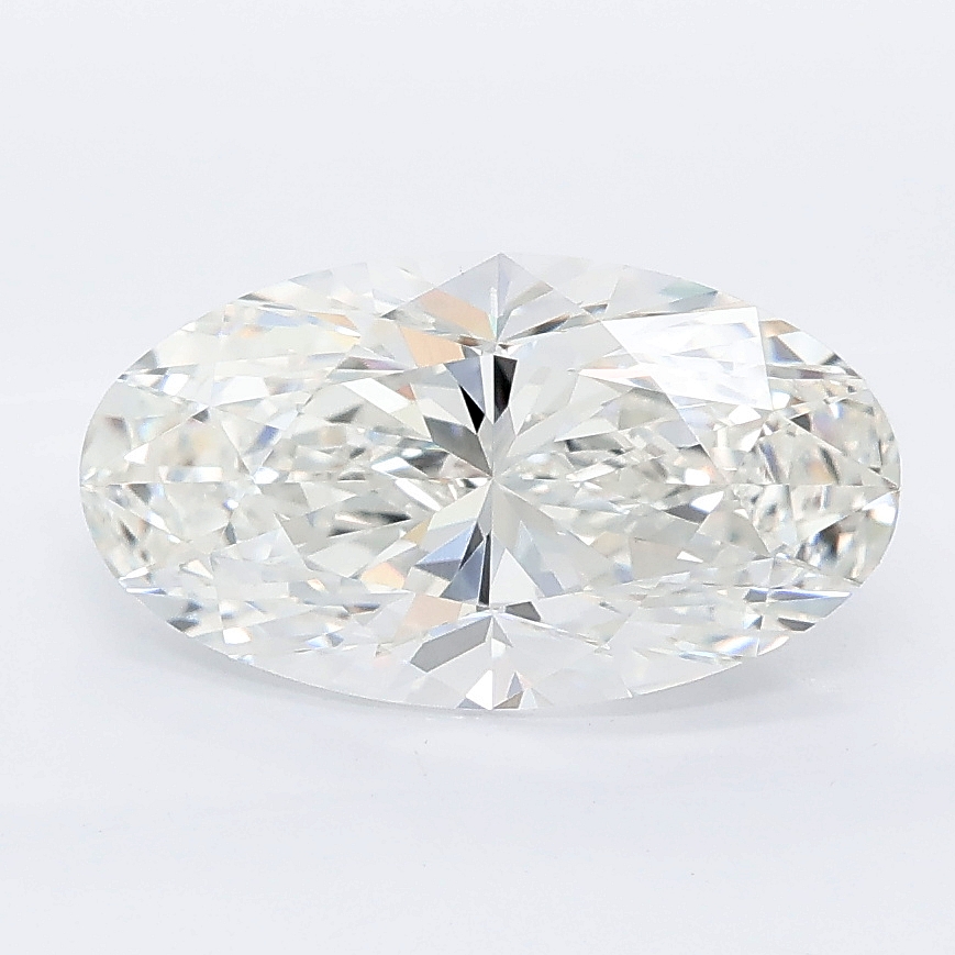 2.52ct Moval cut lab grown diamond
