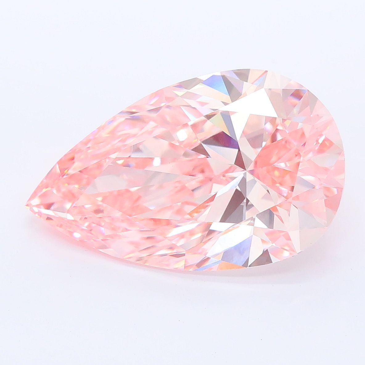 7.06ct Pear lab grown diamond