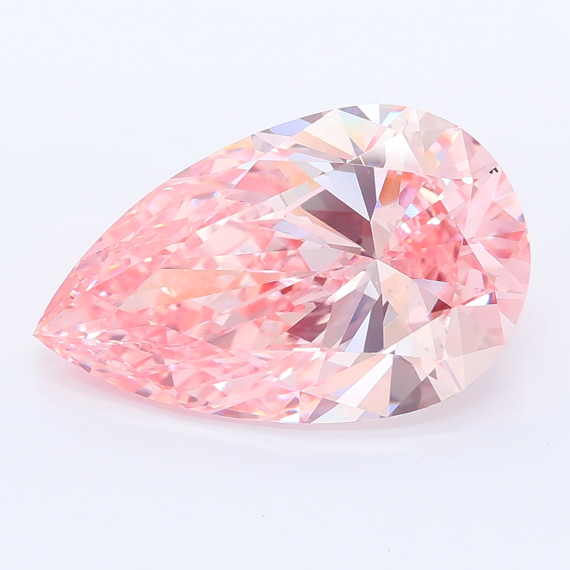 6.09ct Pear lab grown diamond