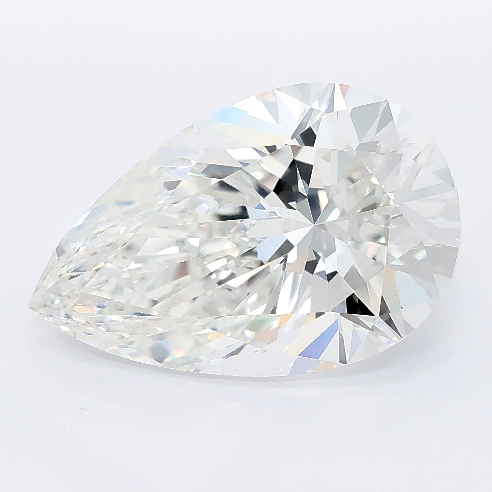 4.58ct Pear lab grown diamond