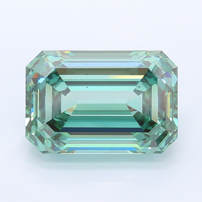 3.62ct Emerald lab grown diamond