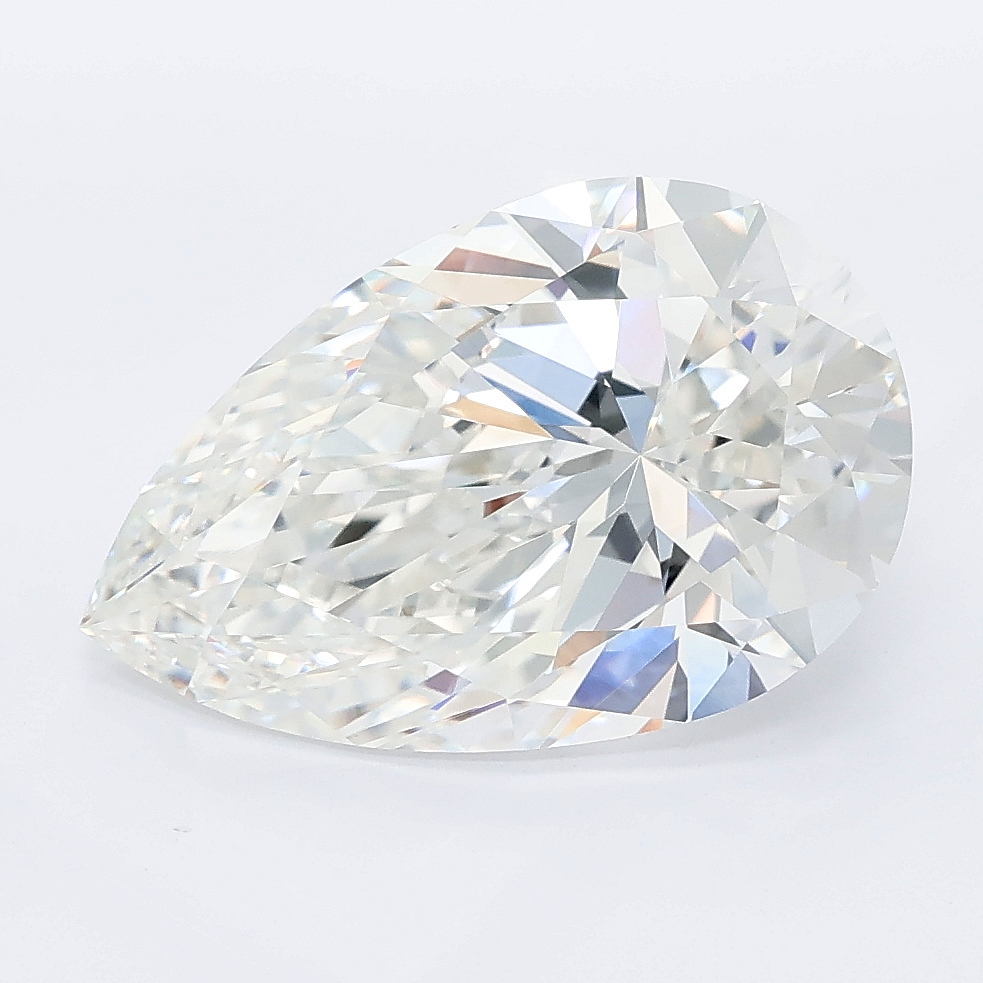 4.08ct Pear lab grown diamond