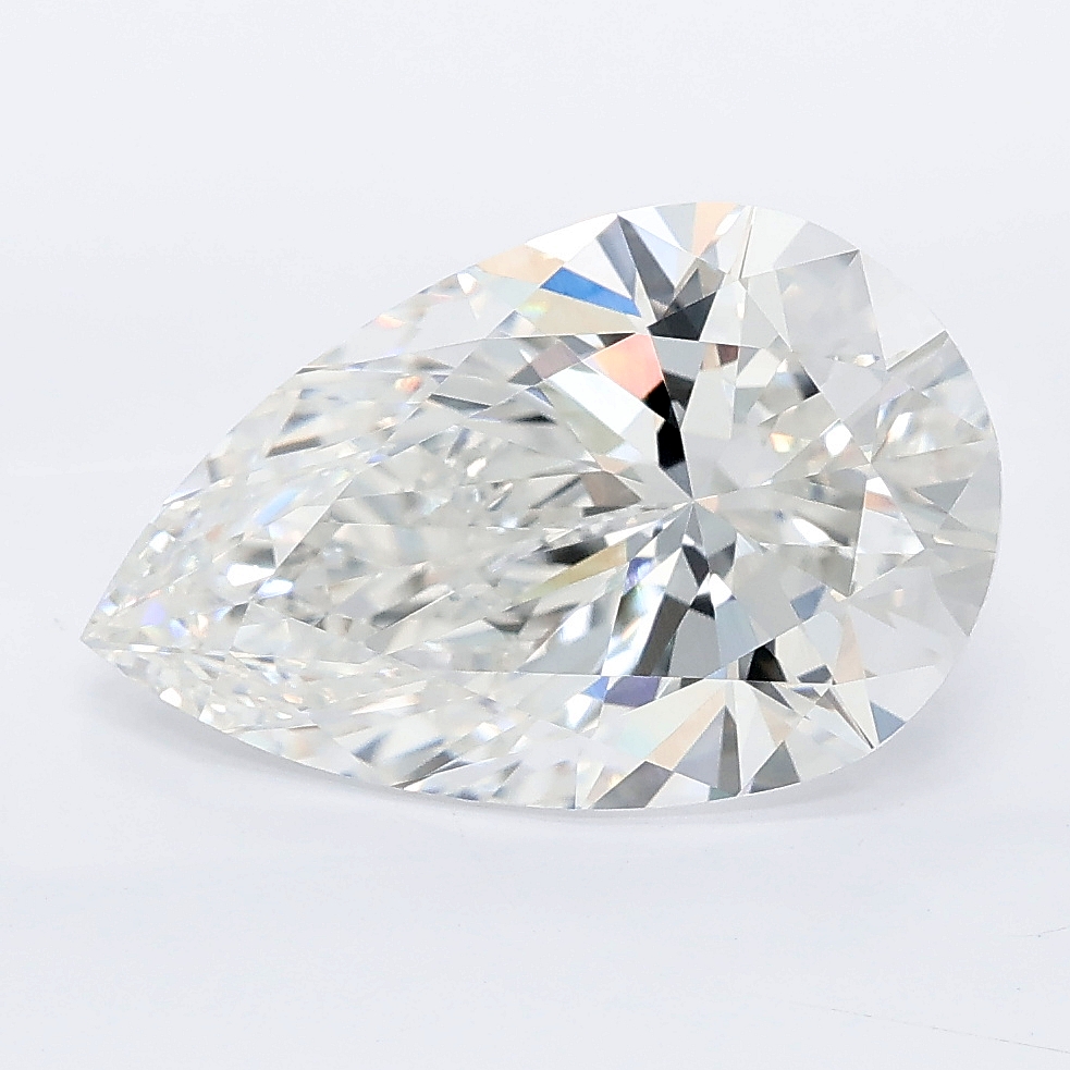 4.09ct Pear lab grown diamond