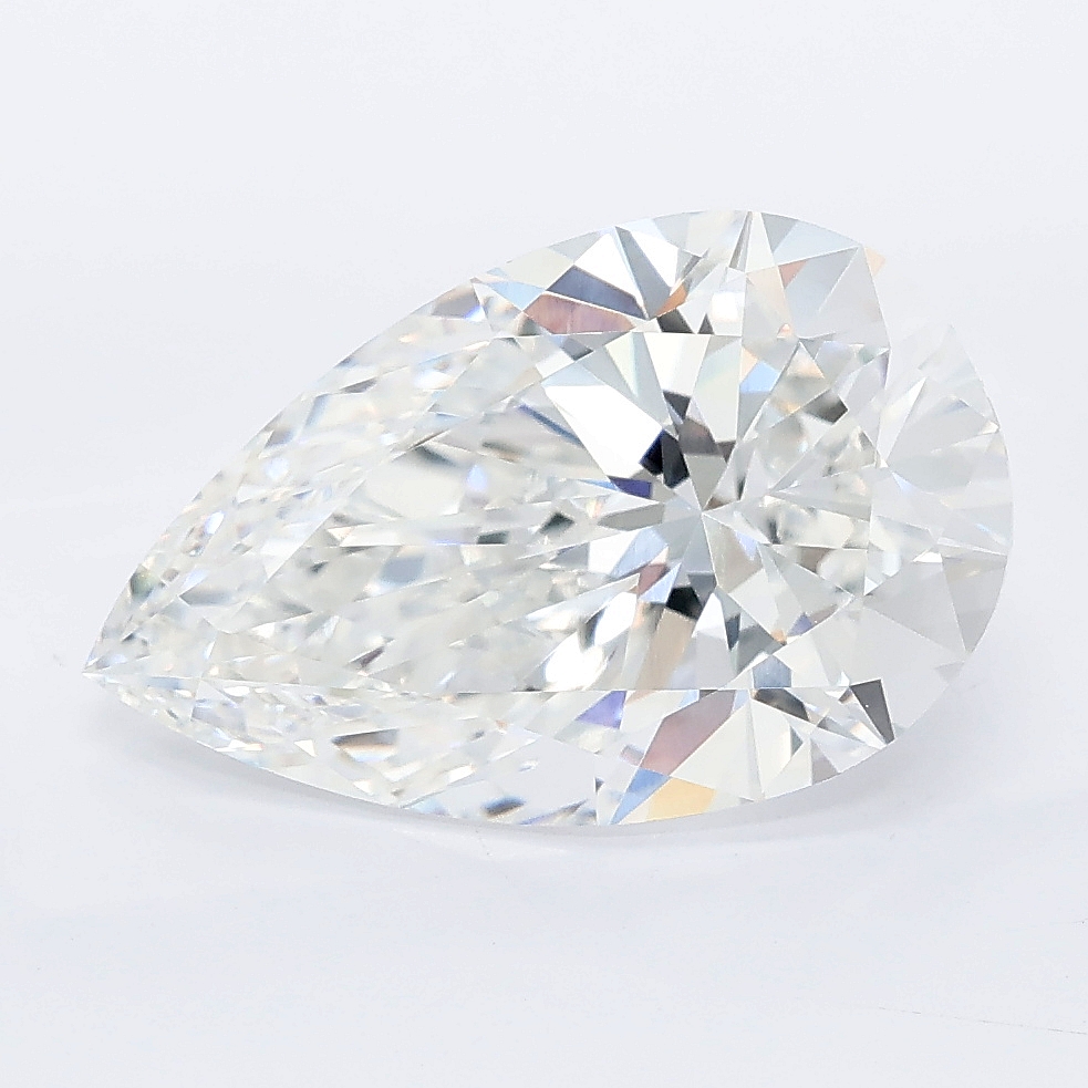 4.08ct Pear lab grown diamond
