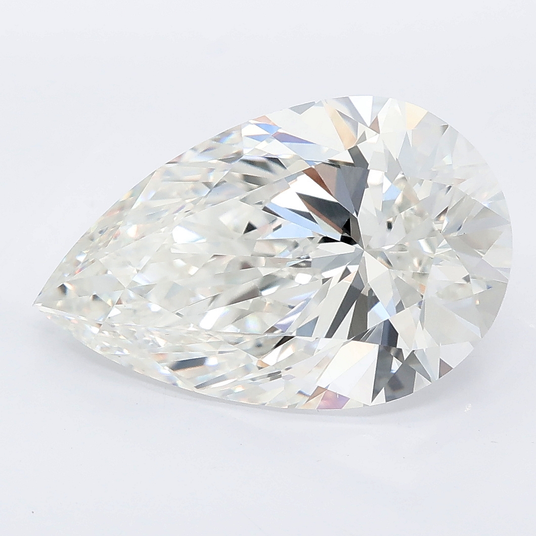 5.58ct Pear lab grown diamond