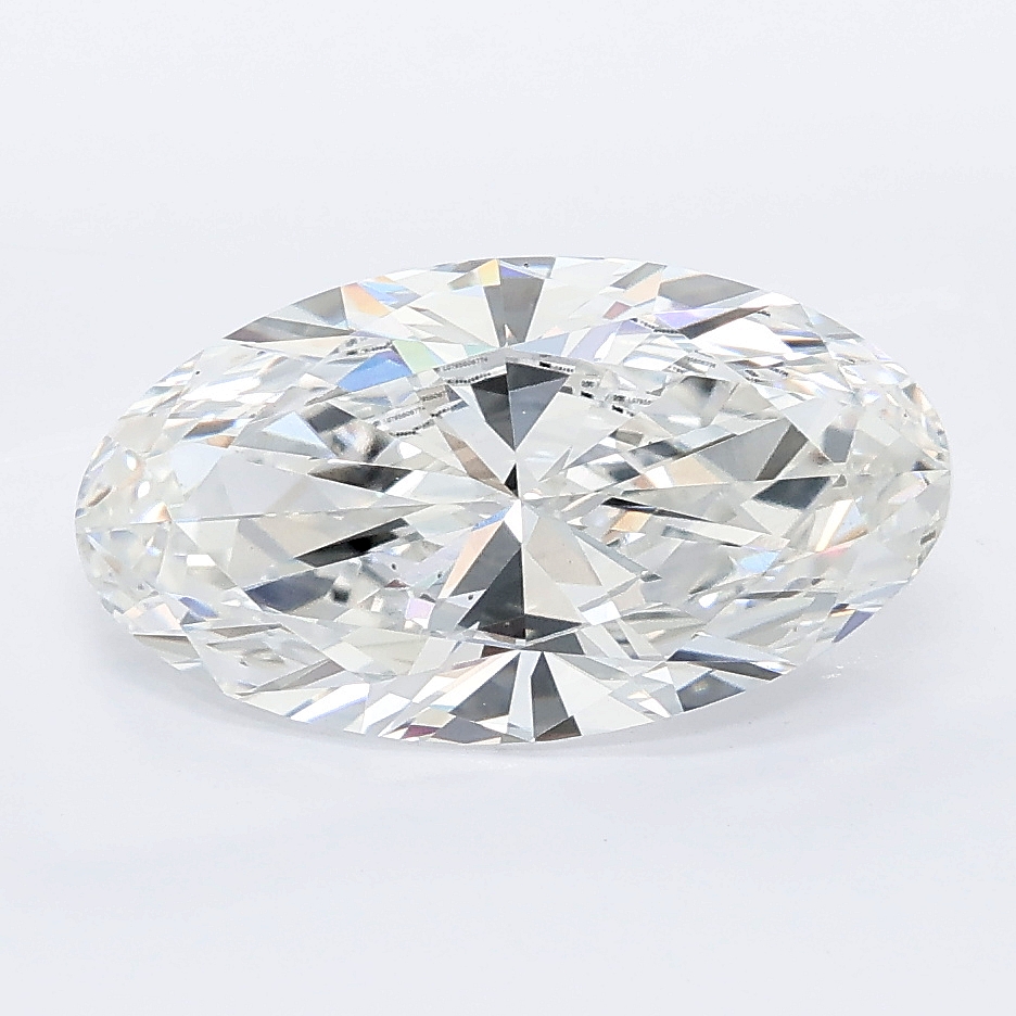 2.68ct Moval cut lab grown diamond