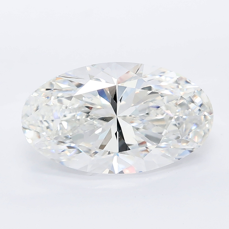 3.50ct Moval cut lab grown diamond