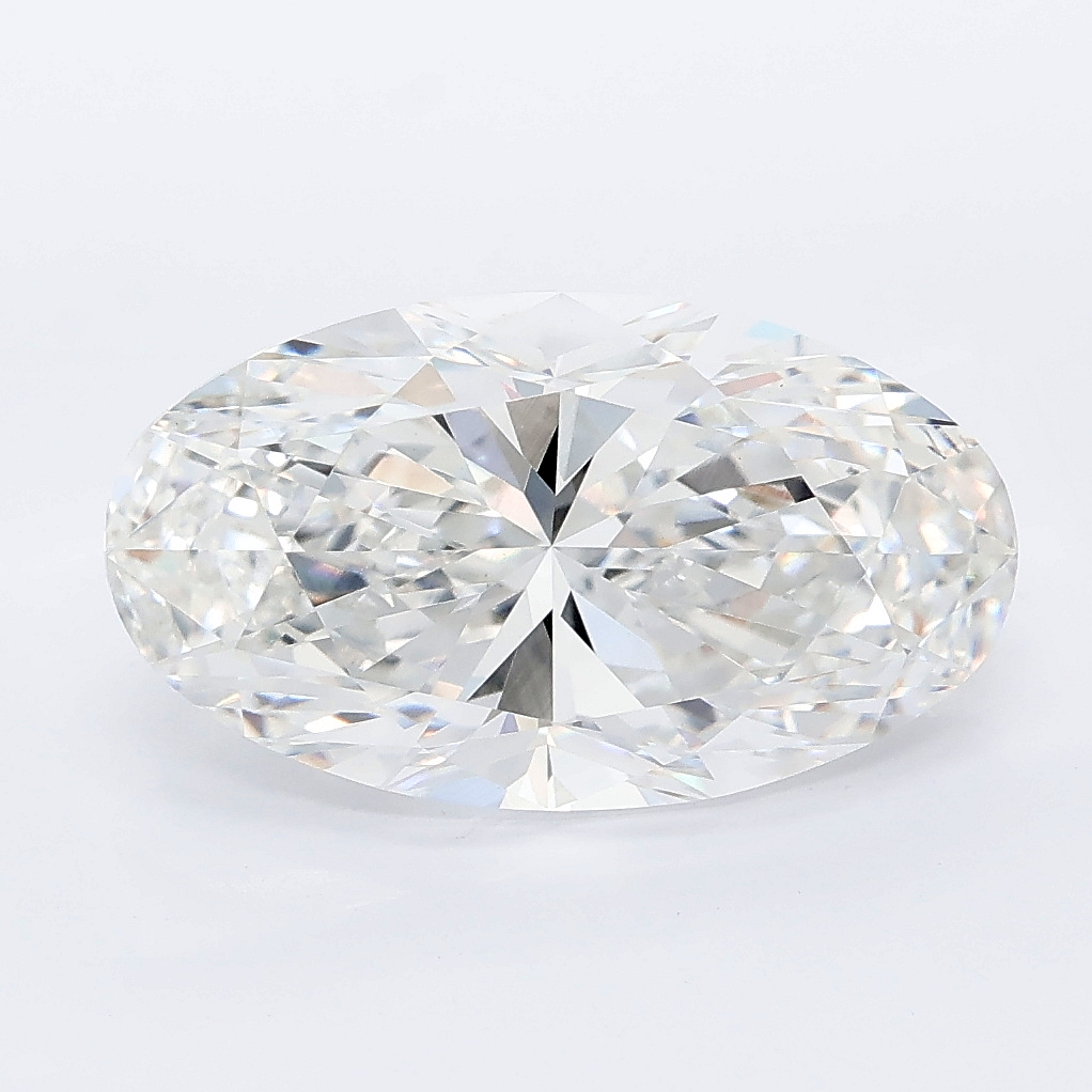 4.02ct Moval cut lab grown diamond