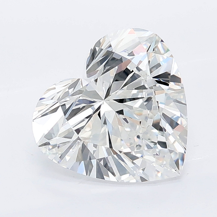 2.07ct Heart lab grown diamond