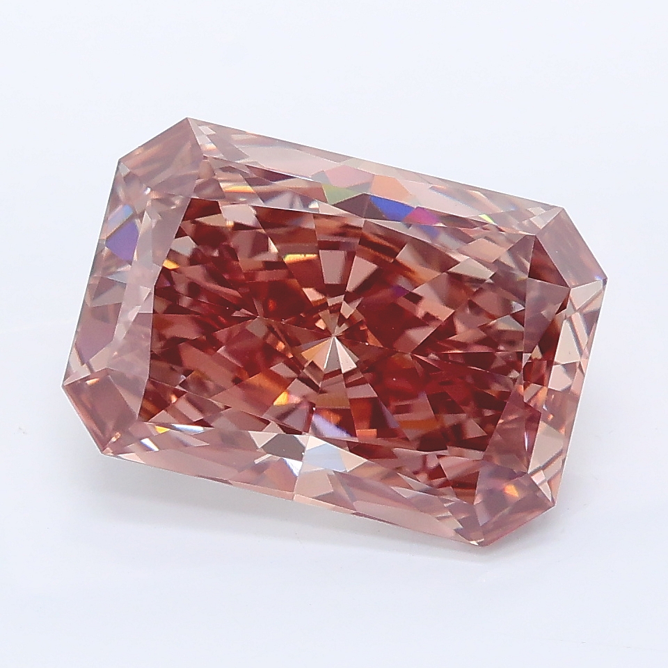 4.11ct Radiant lab grown diamond