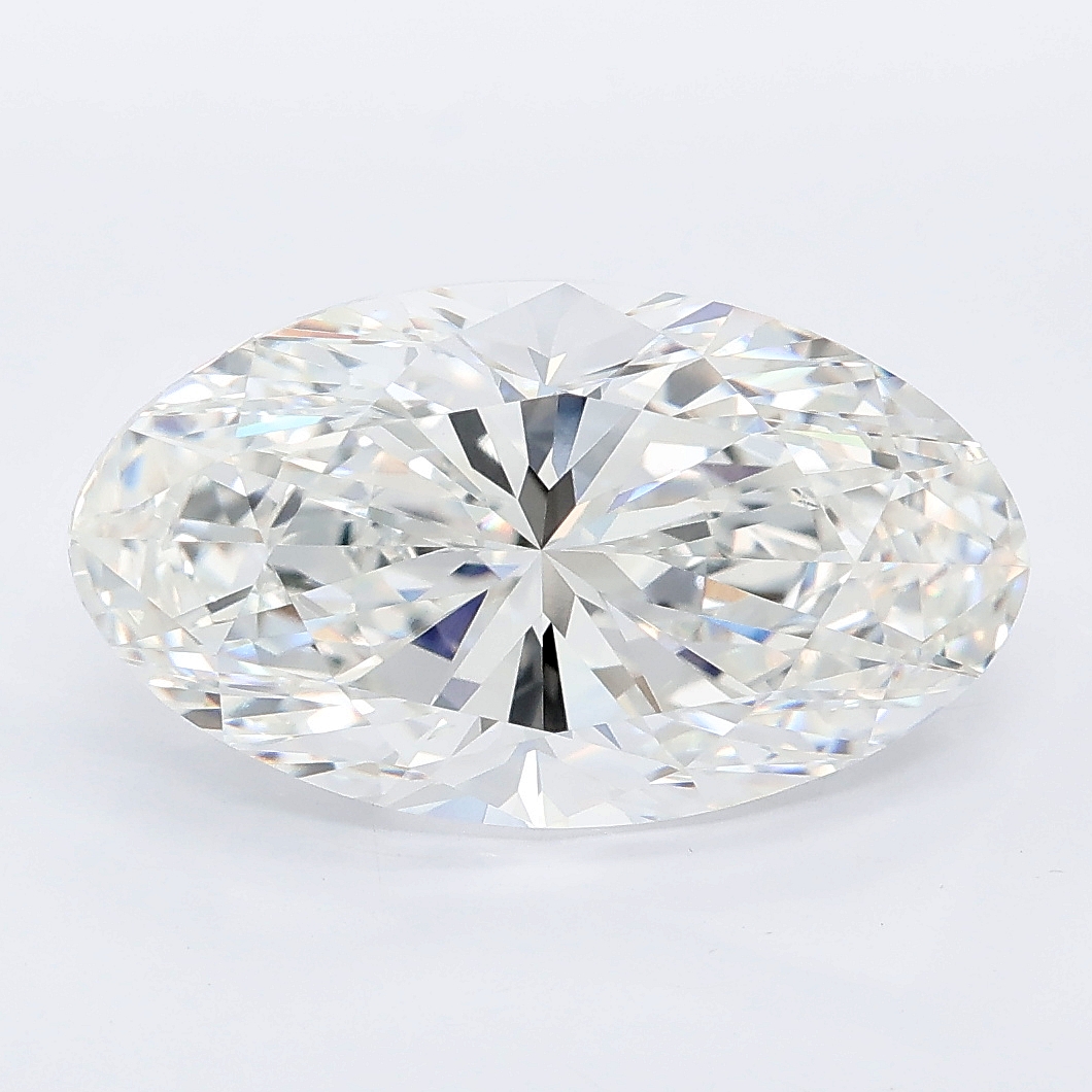 5.02ct Moval cut lab grown diamond