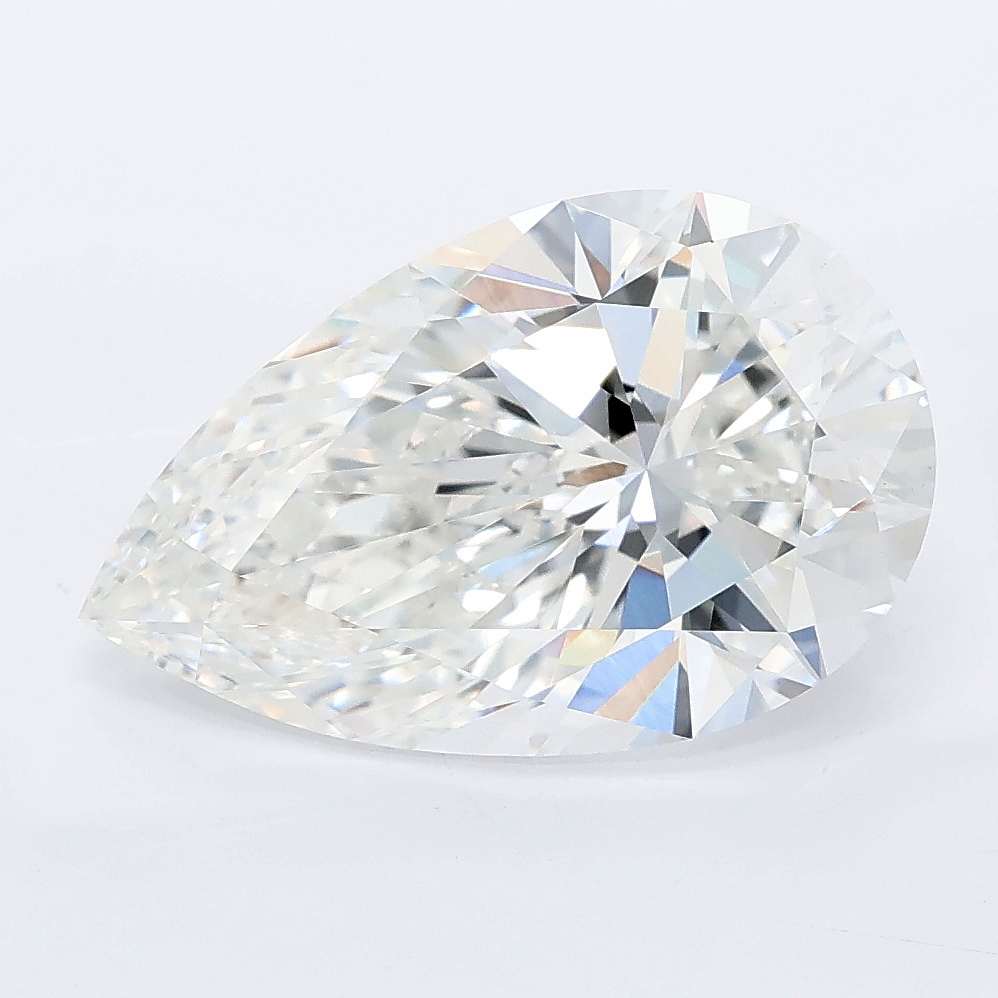 4.08ct Pear lab grown diamond