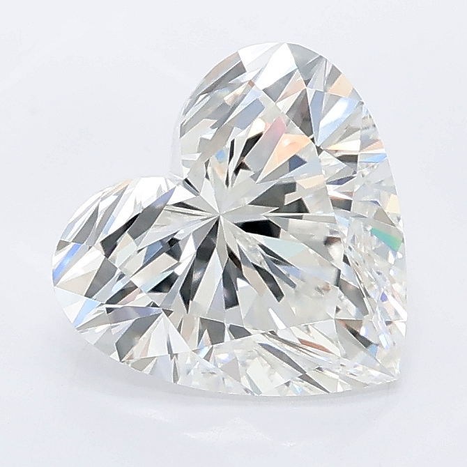 2.05ct Heart lab grown diamond