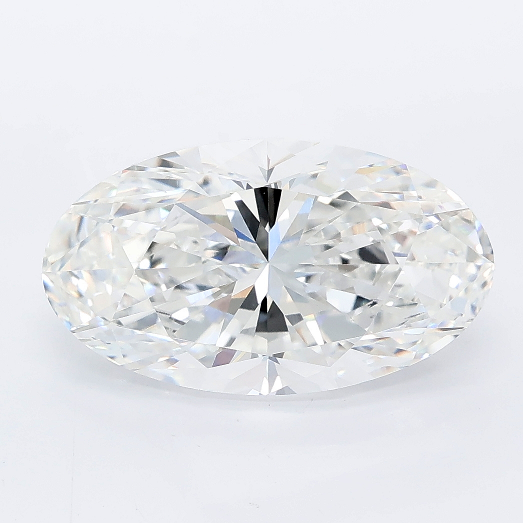 4.51ct Moval cut lab grown diamond