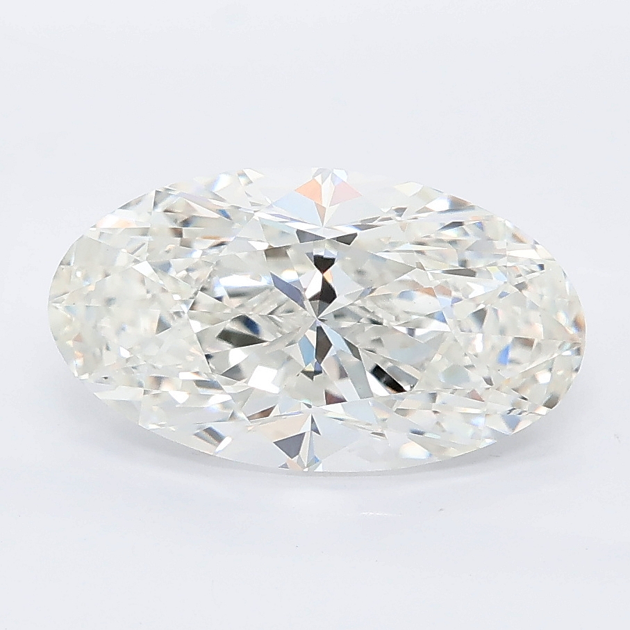 2.72ct Moval cut lab grown diamond