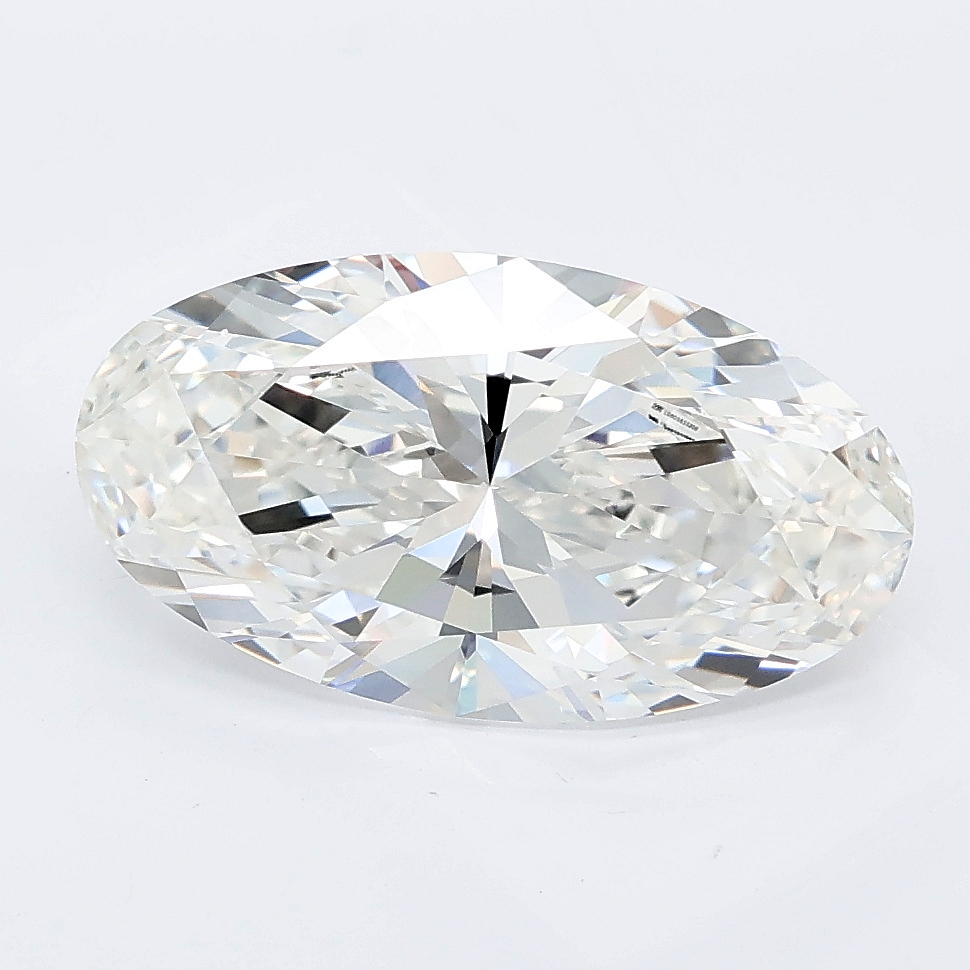 3.03ct Moval cut lab grown diamond