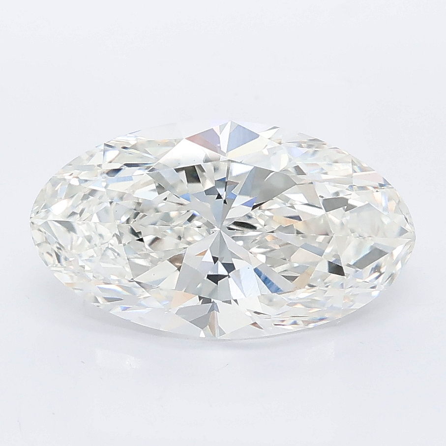 2.58ct Moval cut lab grown diamond