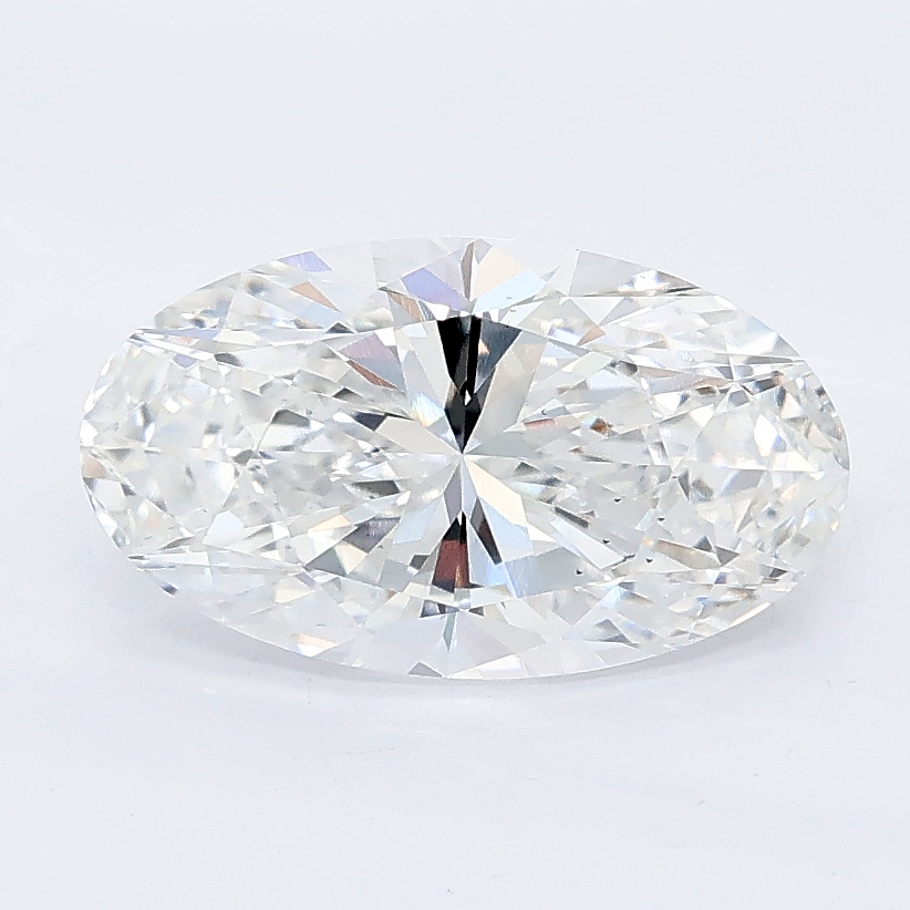 2.02ct Moval cut lab grown diamond