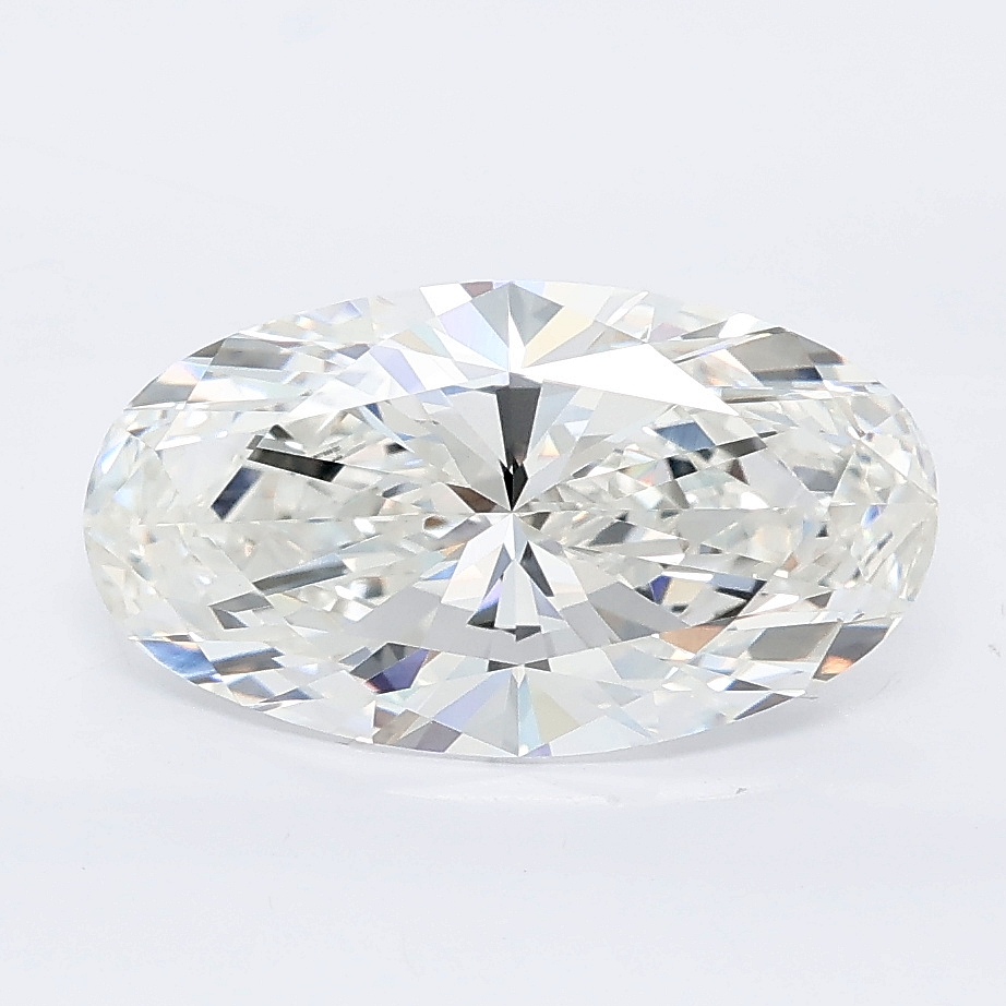 2.58ct Moval cut lab grown diamond