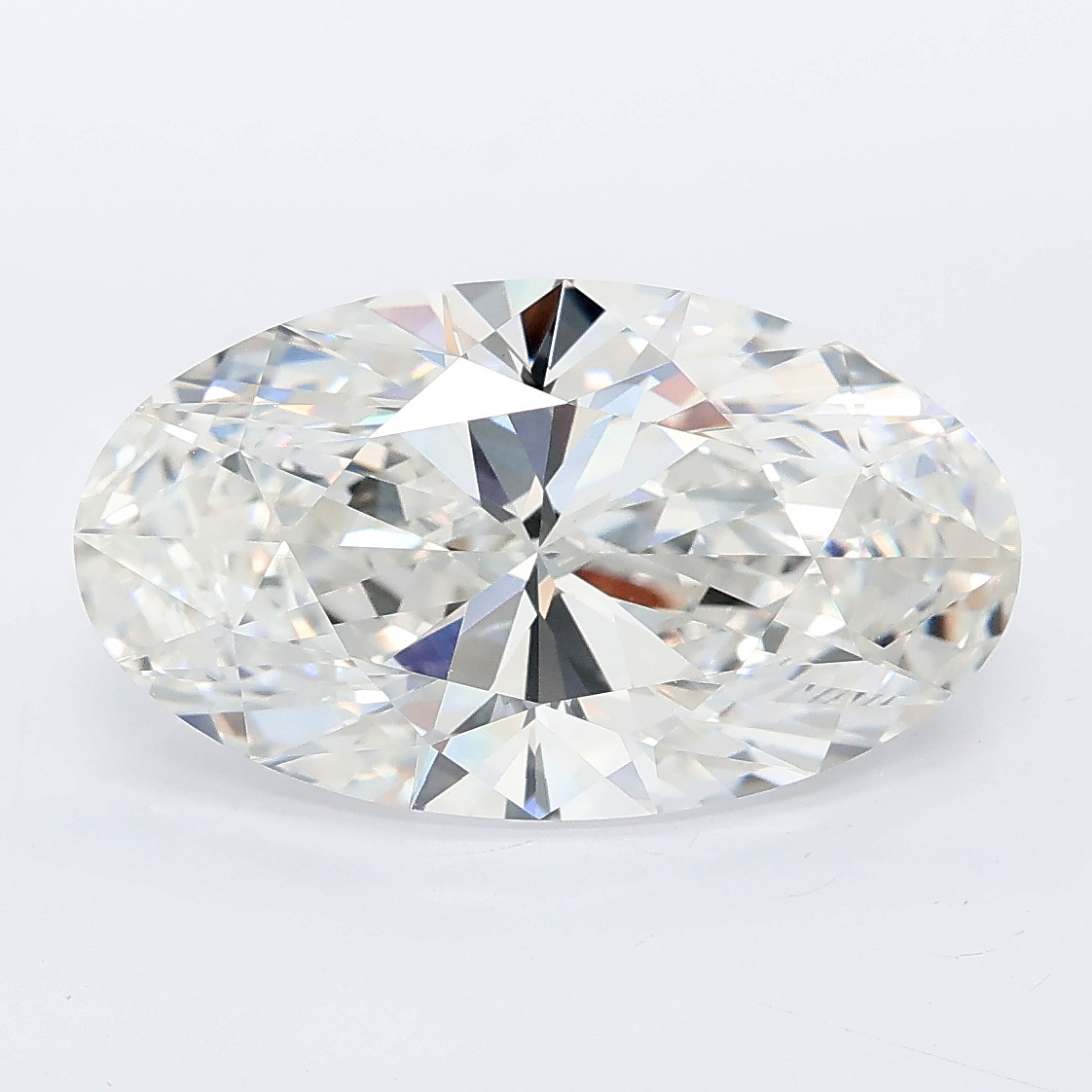 5.01ct Moval cut lab grown diamond