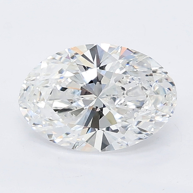 1.26ct Oval lab grown diamond