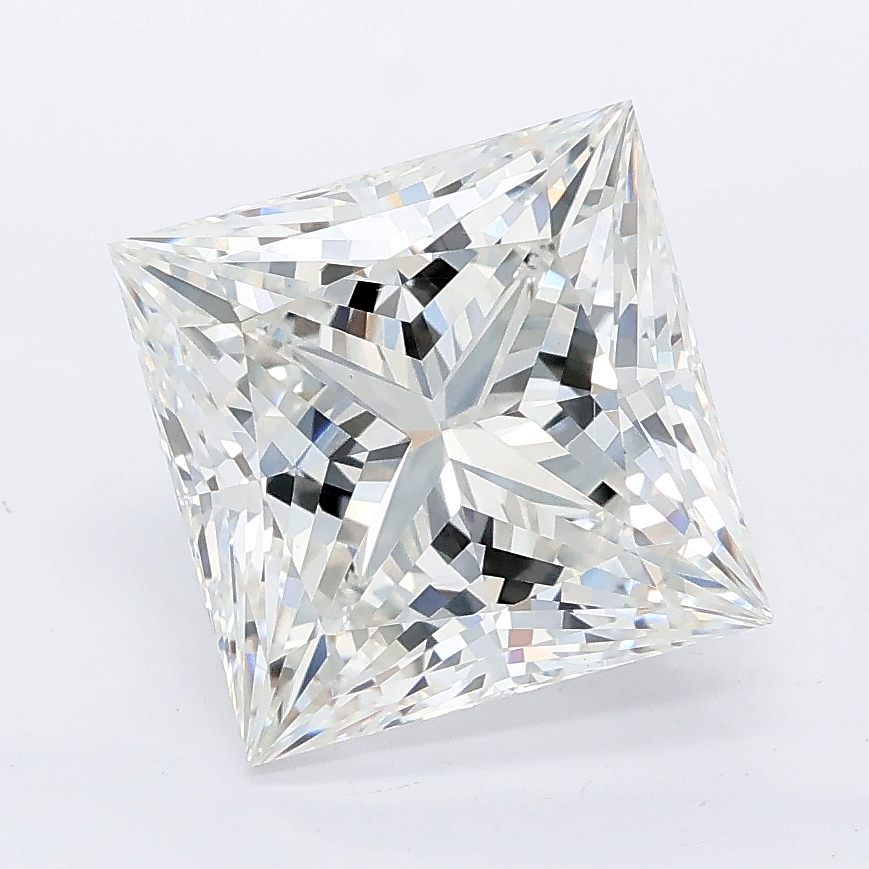 4.06ct Princess lab grown diamond