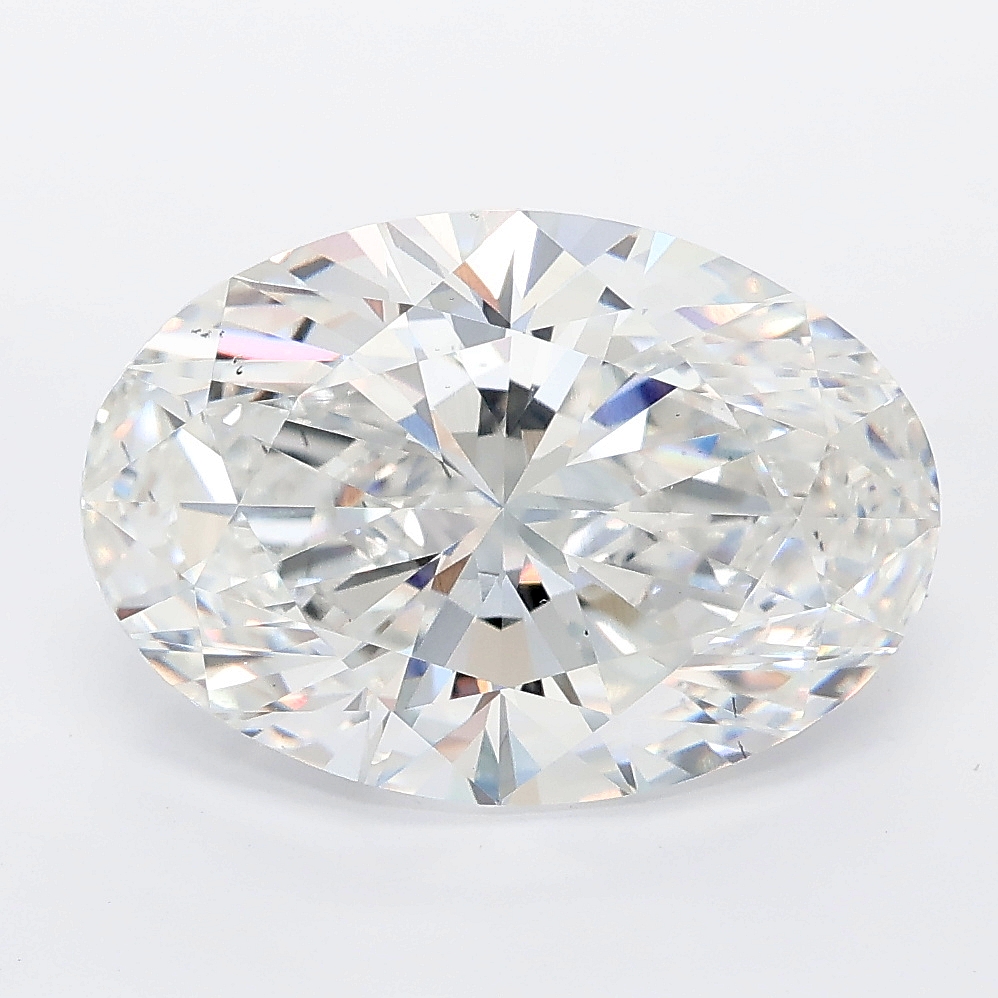 5.25ct Oval lab grown diamond