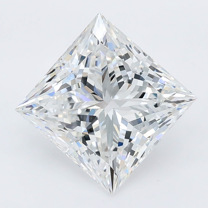 4.06ct Princess lab grown diamond